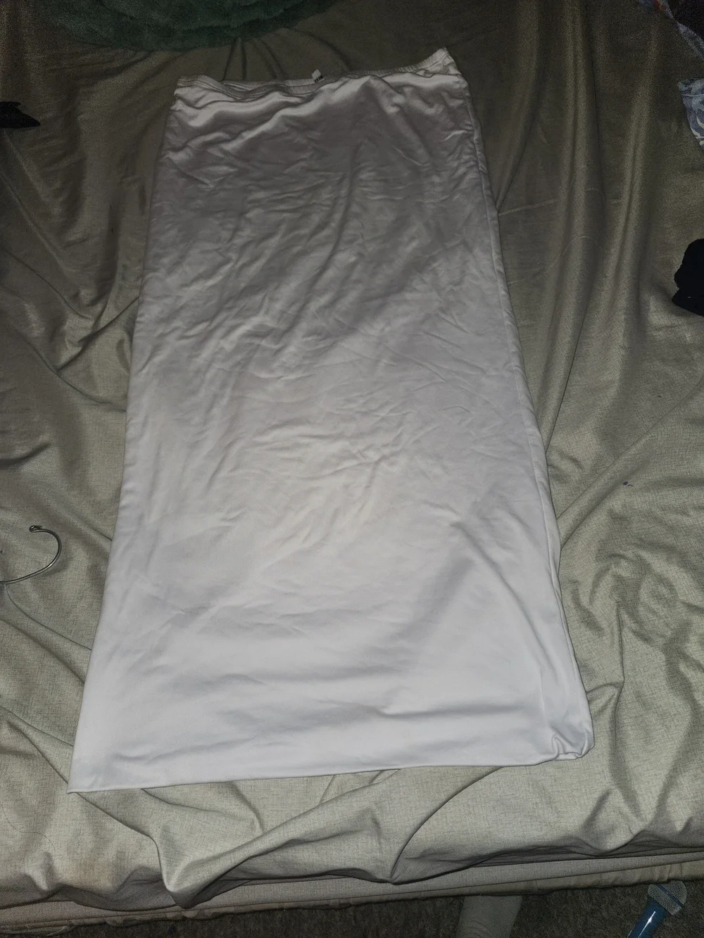White Maxi Slip Skirt